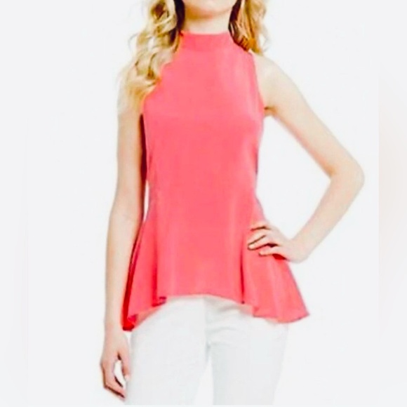 ANTONIO MELANI Tops - Antonio Melani Candy Pink Fluttering Romance Sleeveless Pink Women's Top